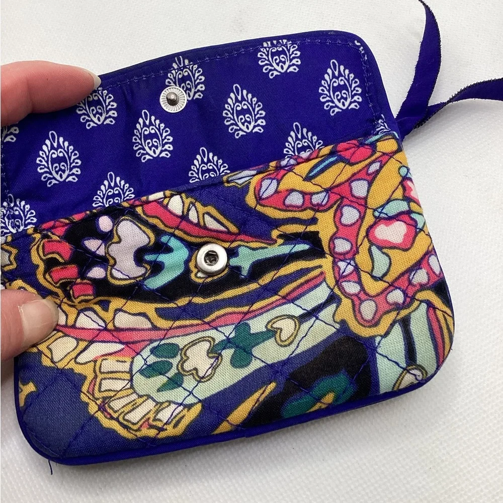Vera Bradley. 2 wristlets/ID case. Rain Forest and Romantic Paisley print - Picture 9 of 16